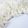 Tappeto Shaggy, pelo lungo, tinta unita, altezza pelo 5 cm, crema
