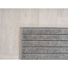 Tapis intérieur et extérieur Salon, chambre à coucher, Jardin d'hiver, Poil court Gris, Effet haut-bas, doux et lavable, facile