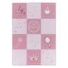 Tappeto per bambini, design principessa, colore rosa, tappeto per cameretta, supporto in lattice