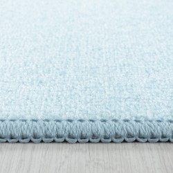 Tapis pour enfant, Conception de pirate, Couleur Bleu, Tapis pour Chambre d'enfants, dos en Latex
