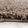Tapis Shaggy pile longue couleur unique MOCCA