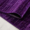Tapis à poils courts, Couleur unique Violett, Tapis pour Salon, dos en jute