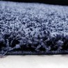 Shaggy rug, long pile, single color, DARK BLUE