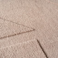 Boho skandinavisk matta, enfärgad beige, mjuk, lättskött, tvättbar, 3D-effekt, matta för vardagsrum och sovrum