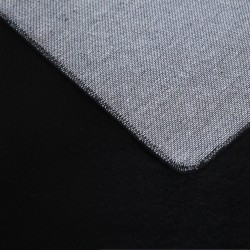 Tapis à poils longs, Couleur unique Noir, Tapis pour Salon, Dos en coton
