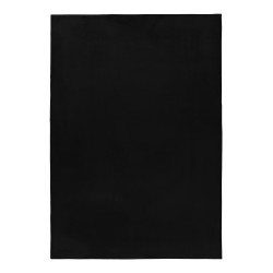 Tappeto Shaggy, colore nero, tappeto da soggiorno, retro in cotone