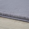 Shaggy rug, Unique color Grey, Rug for Living Room, Cotton backing