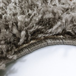 Hochflorteppich, einfarbig, taupe