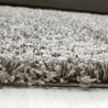 Tapis Shaggy pile longue couleur unique Taupe