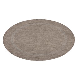 Outdoor rug, single color brown, rug for patio, balcony, or kitchen, polypropylene backing