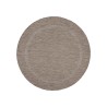 Alfombra de exterior, color marrón, para patio, balcón o cocina, con reverso de polipropileno.