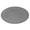 Outdoor rug, single color grey, rug for terrace-balcony-kitchen, polypropylene backing