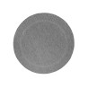 Outdoor rug, single color grey, rug for terrace-balcony-kitchen, polypropylene backing