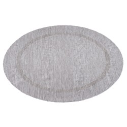 Outdoor rug, single color silver, rug for terrace-balcony-kitchen, jute backing