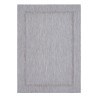 Tapis d'extérieur, Couleur unique Argent, Tapis pour Terasse-Balcon-Cuisine, dos en jute