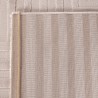 Textured and striped living room rug, soft rug in a Scandinavian bohemian style, Beige