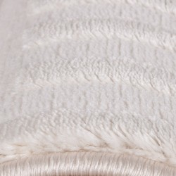 Tapis d'intérieur, 3D Design, Couleur crème, Tapis pour Salon, dos en polypropylène