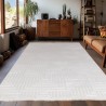 Tapis d'intérieur, 3D Design, Couleur crème, Tapis pour Salon, dos en polypropylène