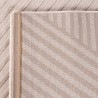Tapis d'intérieur, 3D Design, Couleur Beige, Tapis pour Salon, dos en polypropylène