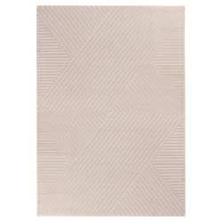 Vardagsrumsmatta med sicksackmönster, skandinavisk och bohemisk stil, mjuk, beige