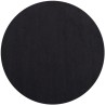 Short pile rug, single color black, rug for living room, non-slip backing