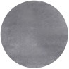 Short pile rug, single color grey, rug for living room, non-slip backing