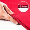 Tapis à poils courts, Couleur unique Rouge, Tapis pour Salon, dos antidérapant