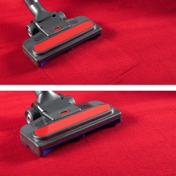 Tappeto a pelo corto, tinta unita rosso, tappeto per soggiorno, retro antiscivolo