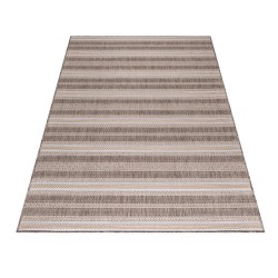 Tapis d'extérieur, Design vintage, Couleur Beige, Tapis pour Terasse-Balcon-Cuisine, dos en polypropylène