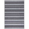Tapis d'extérieur, Design vintage, Couleur Noir, Tapis pour Terasse-Balcon-Cuisine, dos en polypropylène