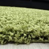 Shaggy Tapijt is 50 mm poolhoogte plat groene kleur