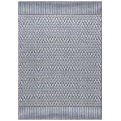 Outdoor-Teppich im Vintage-Design, grau, geeignet für Terrasse, Balkon oder Küche, mit Polypropylen-Rückseite