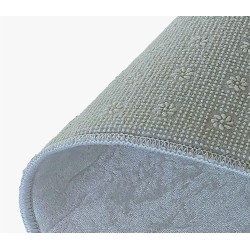 Moderner, geometrischer, beigefarbener Teppich, Digitaldruck, rutschfest, waschbar, 7 mm, für Wohn- oder Schlafzimmer