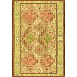 Dywan kilim vintage z etnicznymi wzorami, wykonany z szenili i bawełny, nadruk cyfrowy, zmywalny, antypoślizgowy, 9 mm