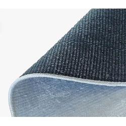 Traditionell röd flerfärgad kelimmatta i patchwork, Chenille och bomull, digitaltryck, 9 mm, halkfri