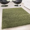 Shaggy rug, long pile, single color, pile height 5cm, GREEN