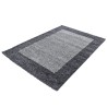 Tapis Shaggy pile longue designe 2 couleur GRIS-GRIS CLAIRE