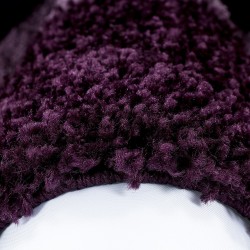 Tapis Shaggy pile longue designe VIOLET-VIOLET FONCE