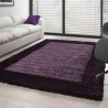 Alfombra peluda, pelo largo, diseño, MORADO-MORADO OSCURO