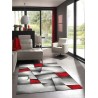 Modern geometric abstract rug, dense 13mm velvet, contemporary design living room
