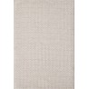 Flat woven indoor/outdoor rug with a durable textured pattern. Rug for living room, patio, or balcony.