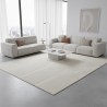 Modern minimalist textured rug, non-slip, washable, soft velvet, 12 mm thick, chic living room