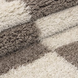 Gala Shaggy Rug, Long Pile, Beige-Cream