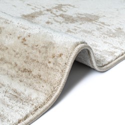 Alfombra moderna con efecto desgastado para sala de estar, suave, duradera, fácil de cuidar, 7 mm