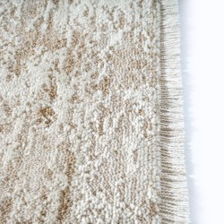 Tapis moderne effet usé intérieur salon doux résistant facile entretien 7 mm