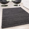Shaggy rug, long pile, single color, 5cm pile height, GREY