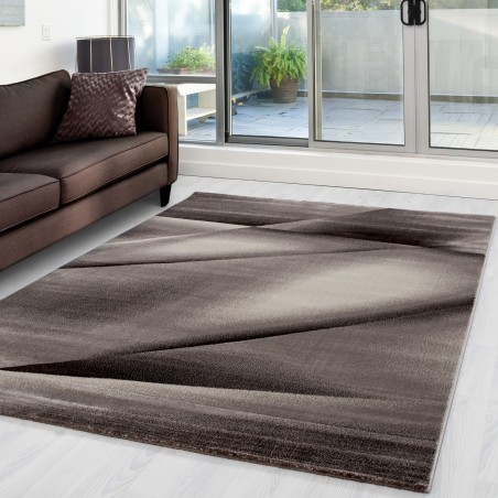 Tapis moderne designe Miami 6560 MARRON