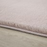 Soft, long-pile rug in a solid color for living room or bedroom, modern design, 20 mm