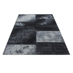 Tapis 3D moderne designe découpe de contour Hawaii 1710 Gris