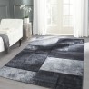 Tapis 3D moderne designe découpe de contour Hawaii 1710 Gris